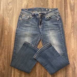 Miss me boot cut jeans. Short